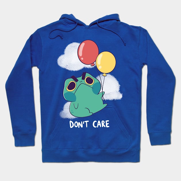 Frog doesn't Care Hoodie by TaylorRoss1